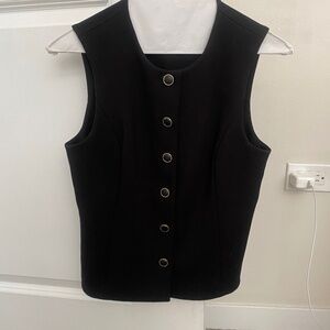 Rag and bone black vest